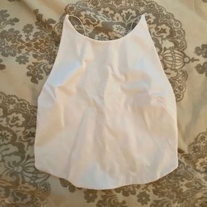 Zara White Crop Top